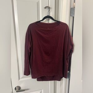 COPY - Lululemon maroon long sleeve top